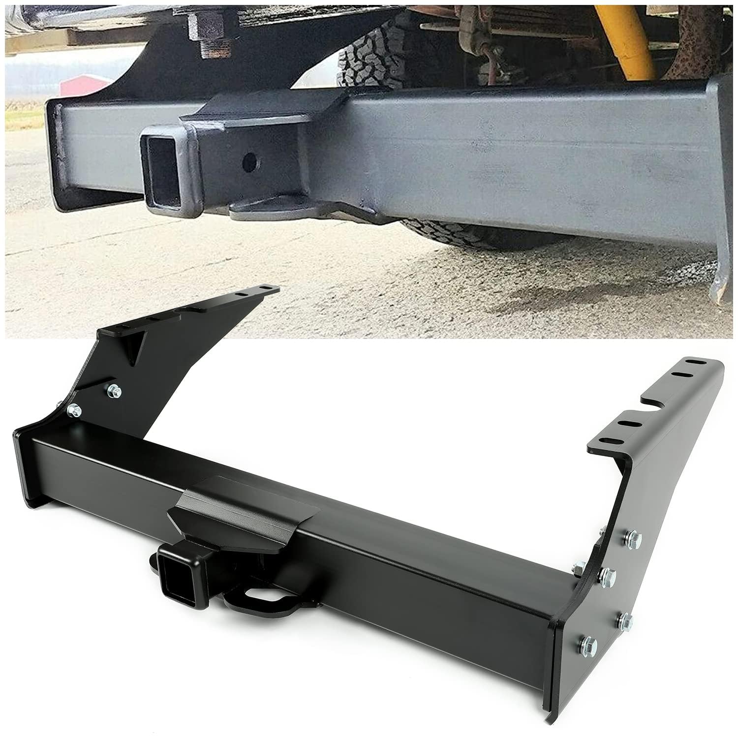 ECOTRIC Class 5 Trailer Hitch 2" Receiver Compatible with Ford 1999-2016 F-250/F-350 Super Duty 2008-2015 F-450 Super Duty 17000 lbs Replace for Part Number 15410