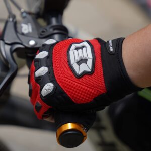 Seibertron Adult Dirtclaw Gloves - Versatile Gloves for Cycling, ATV, and Mountain Biking Red XL