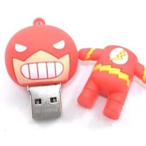 2.0 The Flash Fast Super Hero 16GB USB External Hard Drive Flash Thumb Drive Storage Device Cute Novelty Memory Stick U Disk Cartoon