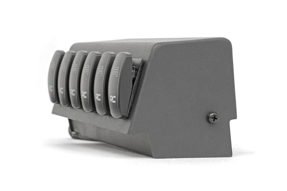 Rough Country Multiple Switch Light Controller (fits) 2018-2020 Jeep Wrangler JL | Gladiator JT | 6 Button | 70963