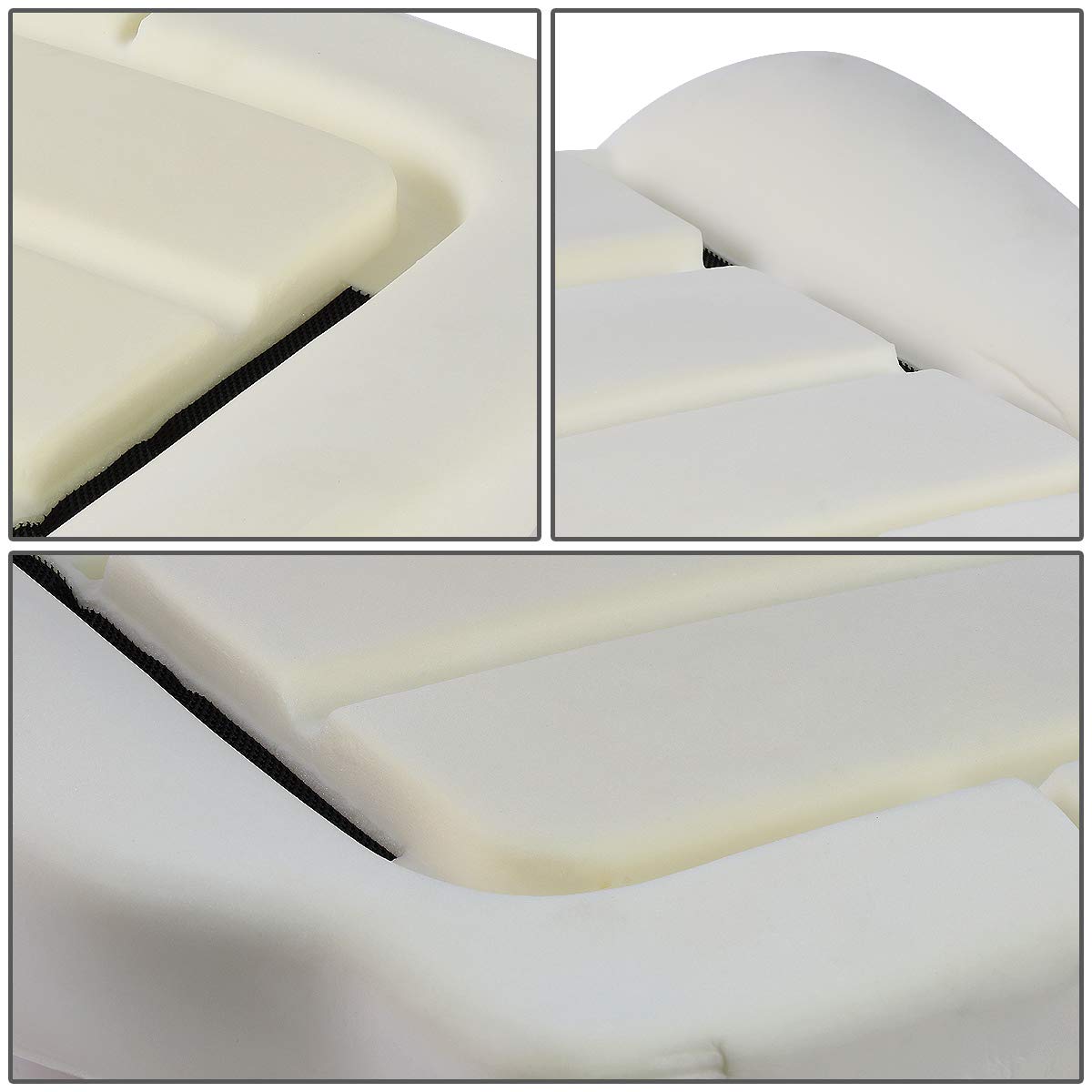 Auto Dynasty Front Driver Side Bucket Seat Bottom Lower Cushion Pad Replacemet Compatible with 01-07 Ford Super Duty