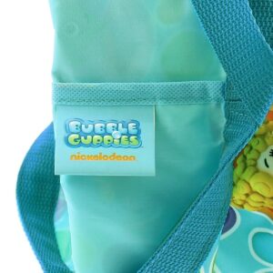 Bubble Guppies Boys Girls Collapsible Nylon Gift Basket Bucket Tote Bag (One Size, Blue)