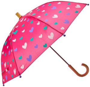 hatley kids printed umbrellas, sweet hearts, one size