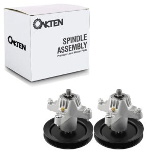 oakten spindle assembly for cub cadet lt1040 lt1042 918-04456 and toro lx420 lx425 112-0460 42 inch lawn tractor deck 2-pack