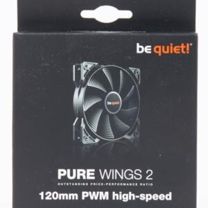 Be quiet! Pure Wings 2 120mm PWM high-Speed, BL081, Cooling Fan, Black