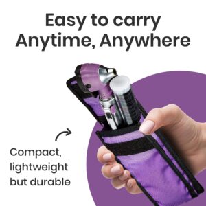 Zyrev ZetaLife Otoscope - Ear Scope with Light, Ear Infection Detector, Pocket Size (Purple Color)