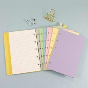 Filofax B122018 Notebook Refill, Pocket Size, Pastel colors, Dotted Paper