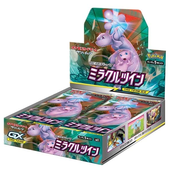 pokemon card Game Sun &Moon Expansion Pack Miracle Twin Box