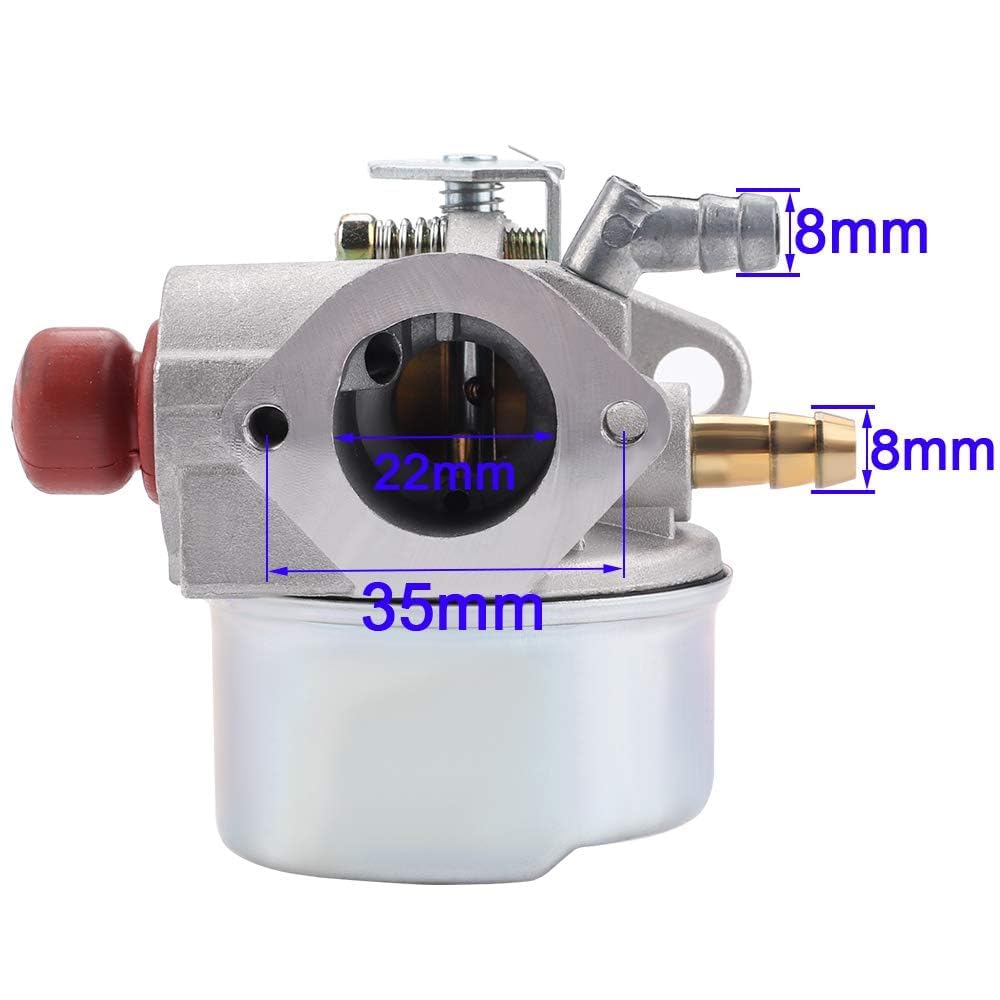 Venseri 640025 640025C OHH55 OHH60 Carburetor for Tecumseh OH195EA TVM195 OHH45 OHH50 OHH55 OHH60 OHH65 5.5HP 6HP Engine Lawn Mower Go Kart Motor Replace 640004 640014 640025B 640117B