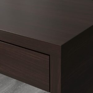 IKEA Micke Desk, Black-Brown