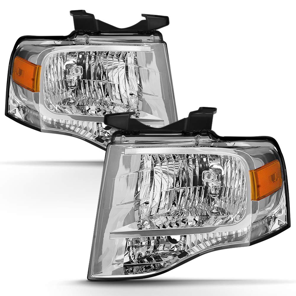 ACANII - For 2007-2014 Ford Expedition Headlights [OE Factory Style] 07-14 Replacement Headlamps Driver + Passenger Side