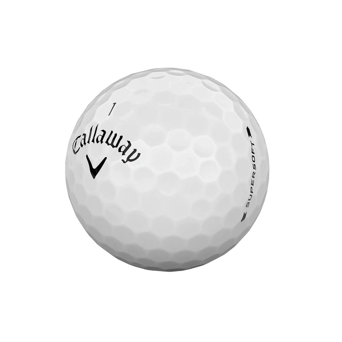 Callaway Golf Supersoft Golf Balls (White ),12 pack, Prior Generation