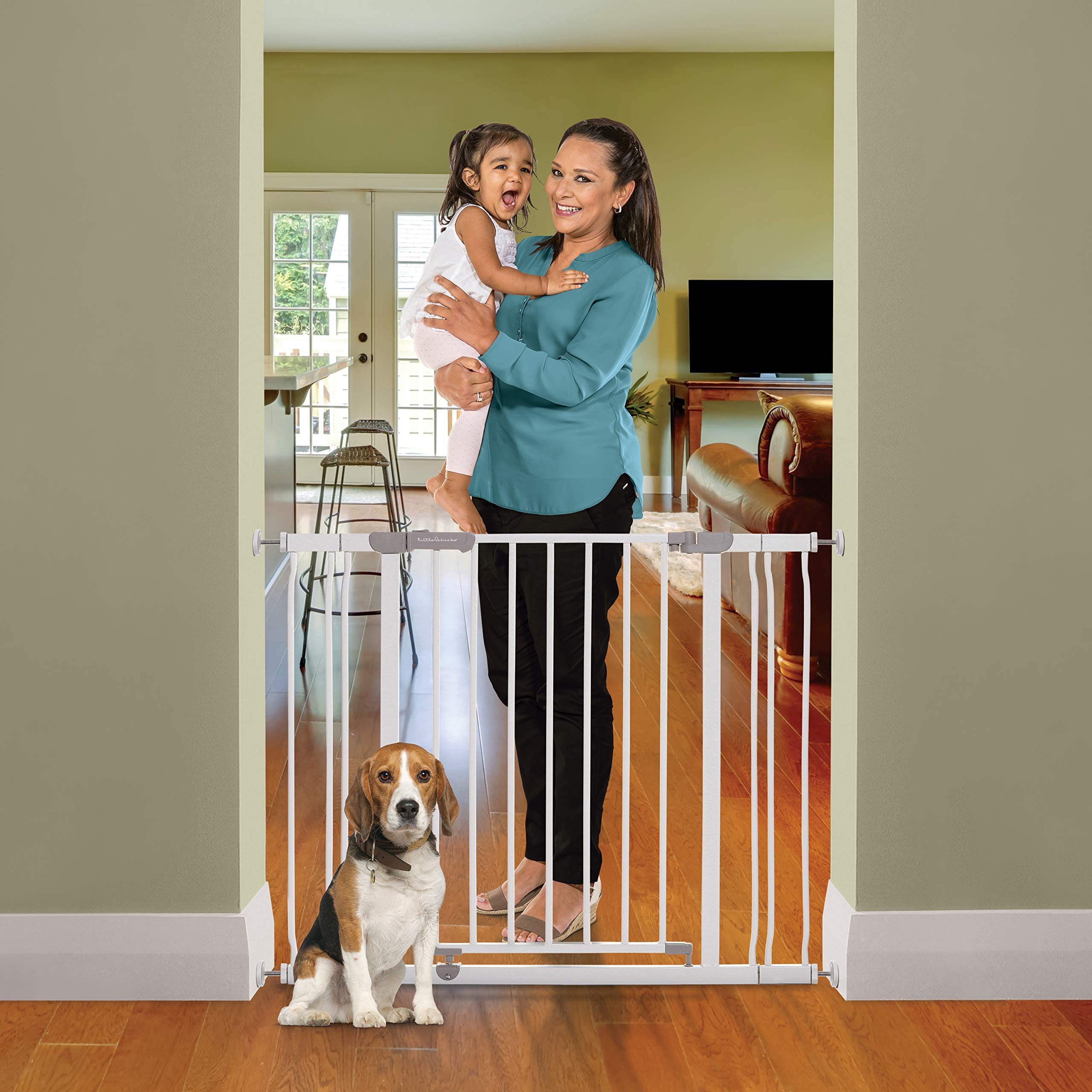 Little Chicks Winston Pressure Mounted Baby Safety Gate with Stay Open Feature, 29.5-39 inches -Model CK037