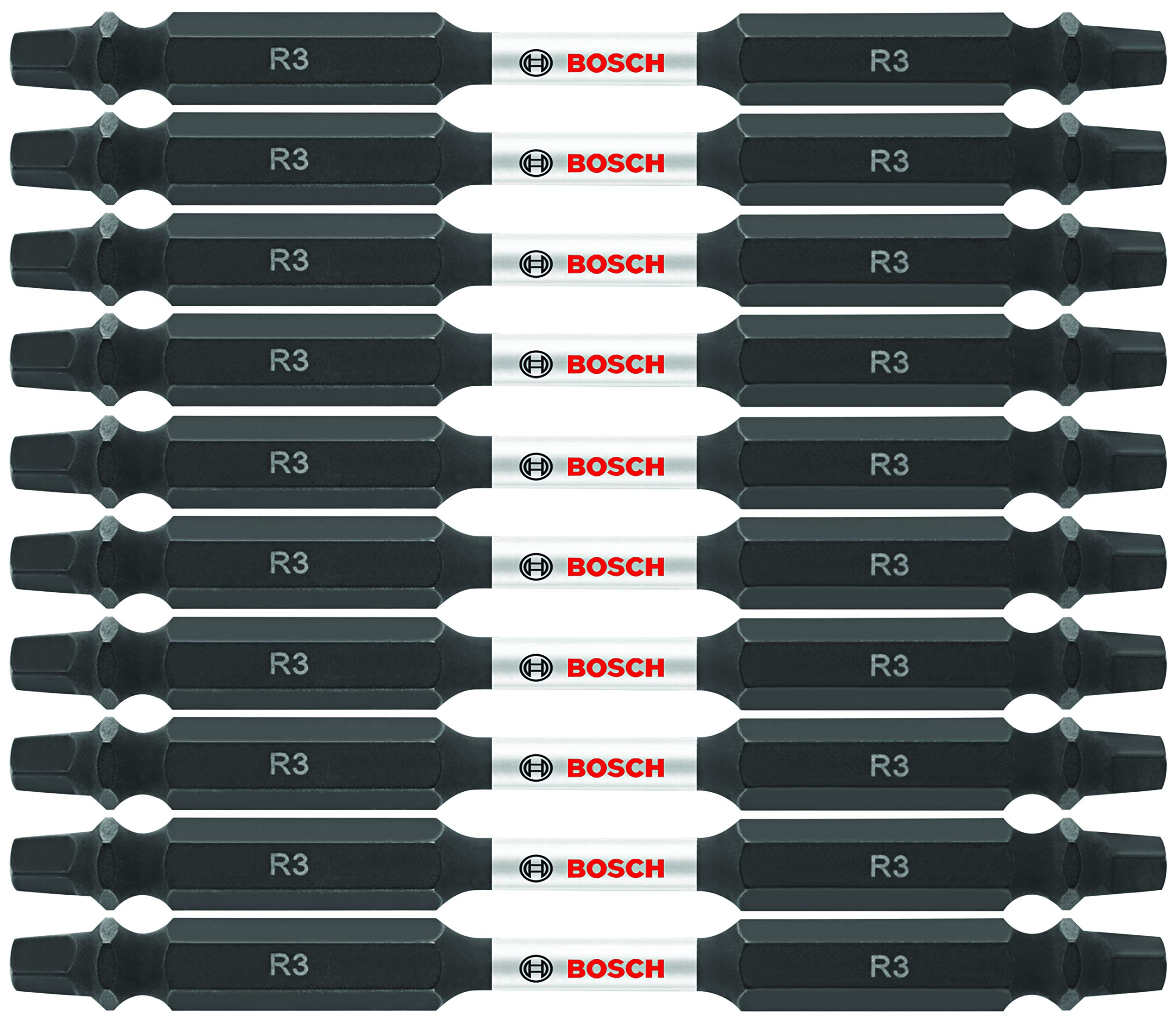 Bosch ITDESQ335B Impact Tough 3.5 In. Square #3 Double-Ended Bits