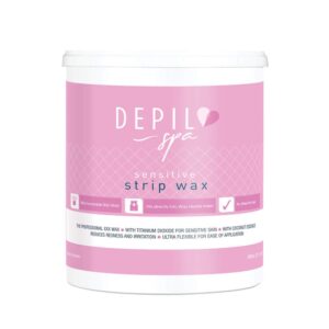 depilspa microwaveable strip wax sensitive (for professional use only) – 27.1 fl oz