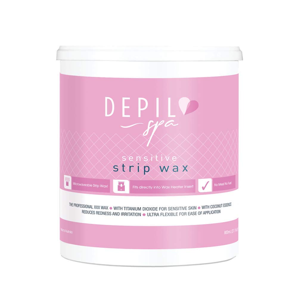 DepilSpa Microwaveable Strip Wax Sensitive (for professional use only) – 27.1 FL OZ