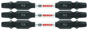 bosch itdet156b impact tough 6 in. torx #15 double-ended bits