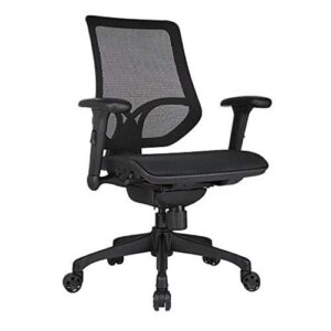 workpro 1000 series mid-back mesh task chair, black