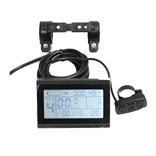 HALLOMOTOR Ebike 36V 48V 18MOSFET 45A 1500W Controller DC Sine Wave Reg Reverse Function Electric Bike+36V 48V LCD3 Display