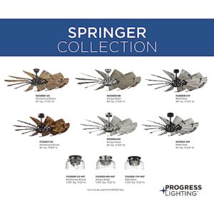 Progress Lighting P250000-081 Springer Ceiling Fans, 60 in, Nickel