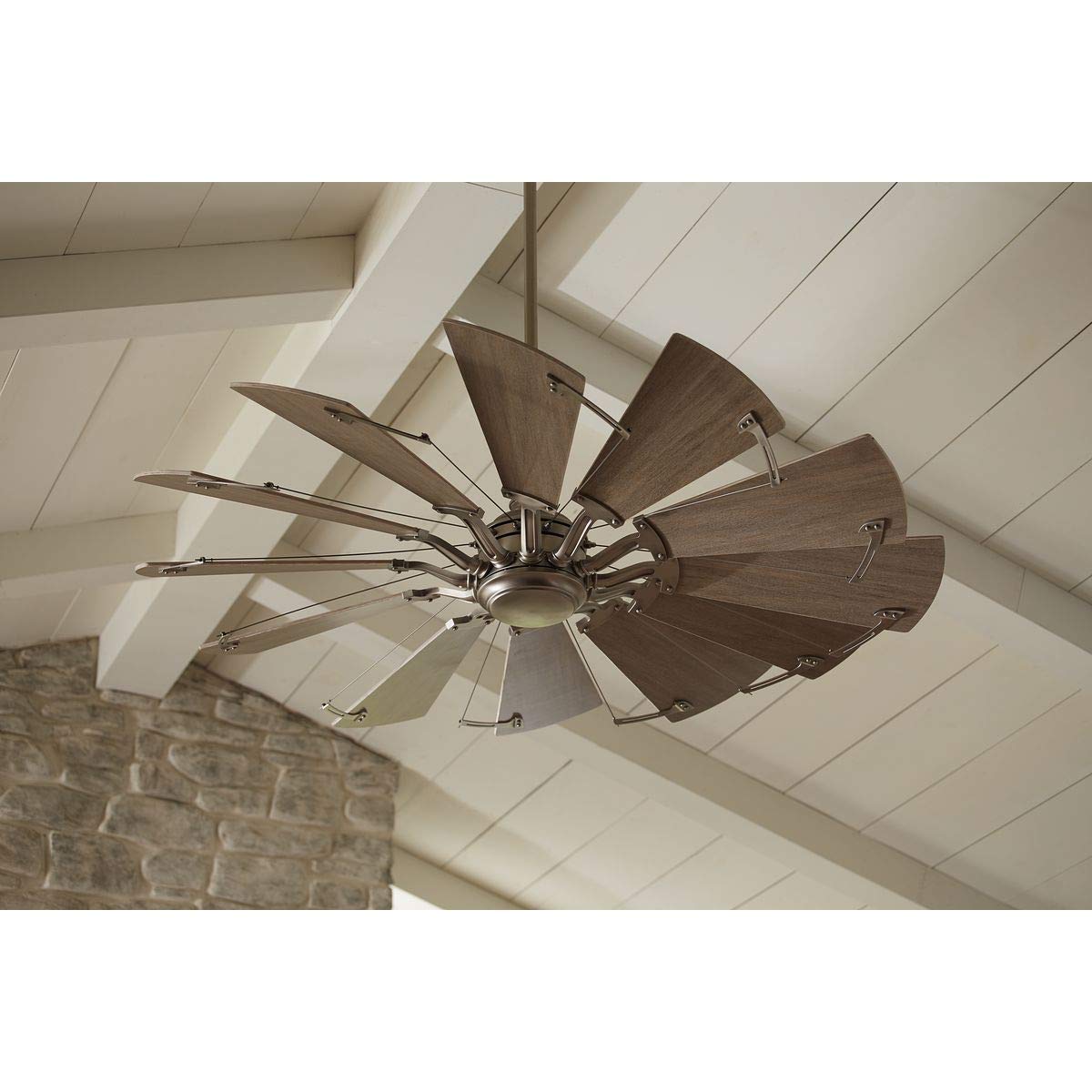 Progress Lighting P250000-081 Springer Ceiling Fans, 60 in, Nickel