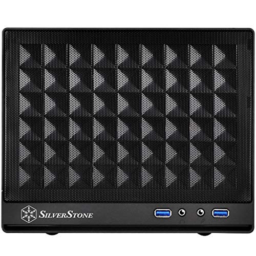 SilverStone Technology Ultra Compact Mini-ITX Computer Case with Mesh Front Panel Black (SST-SG13B-USA)