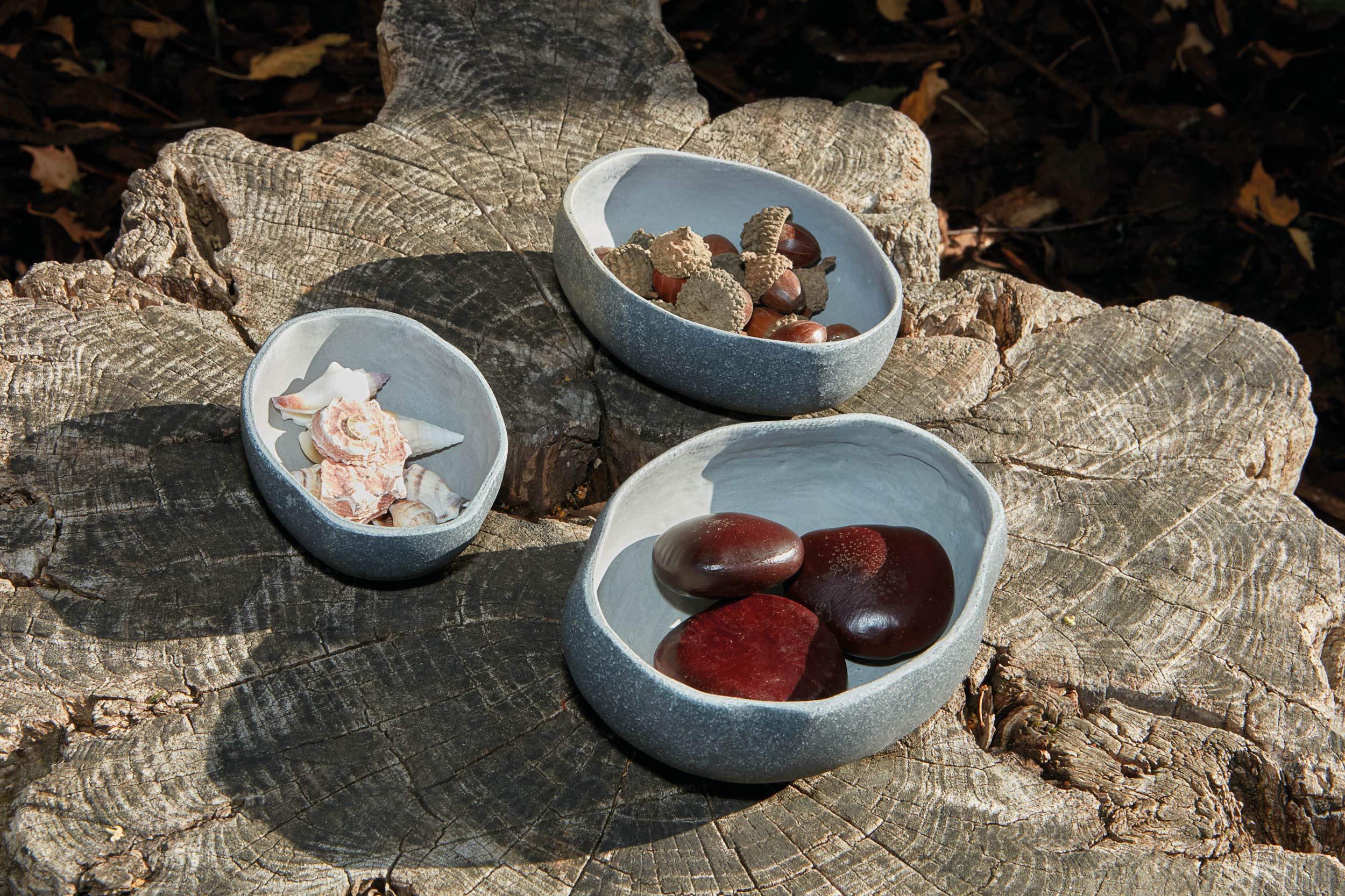 Yellow Door Rustic Bowls, Set of 3