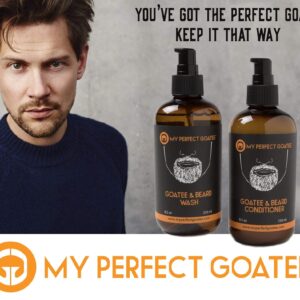 My Perfect Goatee®️ Premium Beard Wash Hydrating Facial Hair Cleanser (8.5 oz Beard Wash)