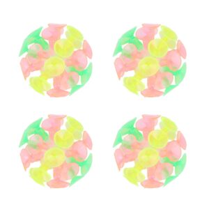 stobok 4pcs fun suction cup ball colorful ball toys novelty toys for kids boys girls birthday party favors
