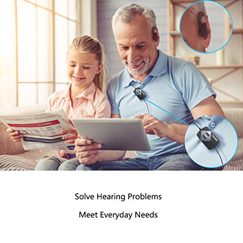 Bonein Hearing Headphones to The Elderly, Hearing Amplifier Rechargeable for Adults and Seniors, Personal Hearing aids for Hard of Hearing(not for everbody)