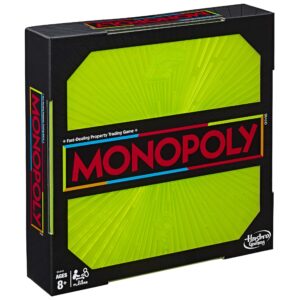 Monopoly Neon Pop Board Game for Kids Ages 8 & Up for 2-6 Players