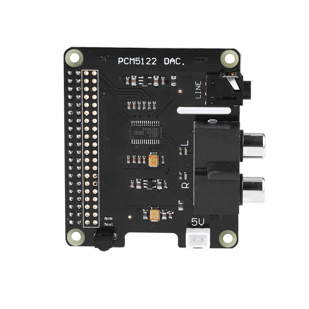 Pi Expansion Board Pi HiFi DAC+ HD Audio PCM5122 24 bit Expansion Board for Pi 3 Model B / 2B /B+/A+/ Pi Zero W