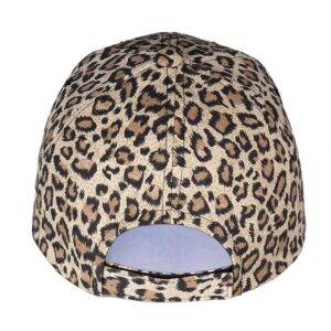 XRDSS Fashion Leopard Print Baseball Cap Cotton Embroidered Cap with Leather Bill#3