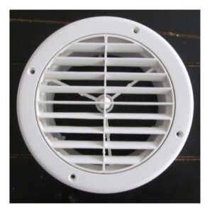 7" round white ceiling a/c vent 2" extension used in newmar other rv motorhome