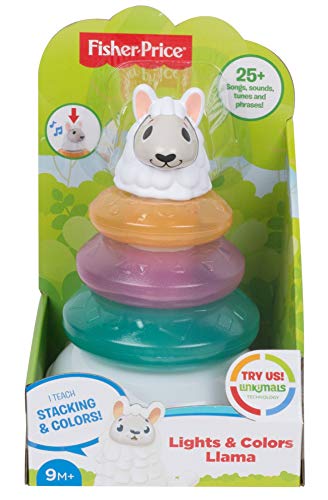 Fisher-Price Linkimals Lights & Colors Llama, Multi Color