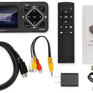 ClearClick HD Video Capture Box Ultimate - Capture and Stream Video from HDMI, RCA, VHS, VCR, DVD, Camcorders, Hi8