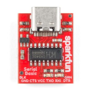 SparkFun Serial Basic Breakout - CH340C and USB-C Development Tool Save space and money in your DIY electronics projects