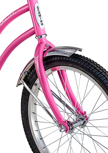 Schwinn Fair Lady Cruiser Bike, 20-Inch Wheels, Pink