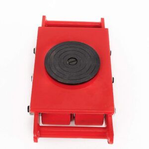 Machinery Mover, Industrial Dollies 8T 17600lb Machinery Skate Dolly Roller Heavy Duty Mover with 6 Rollers