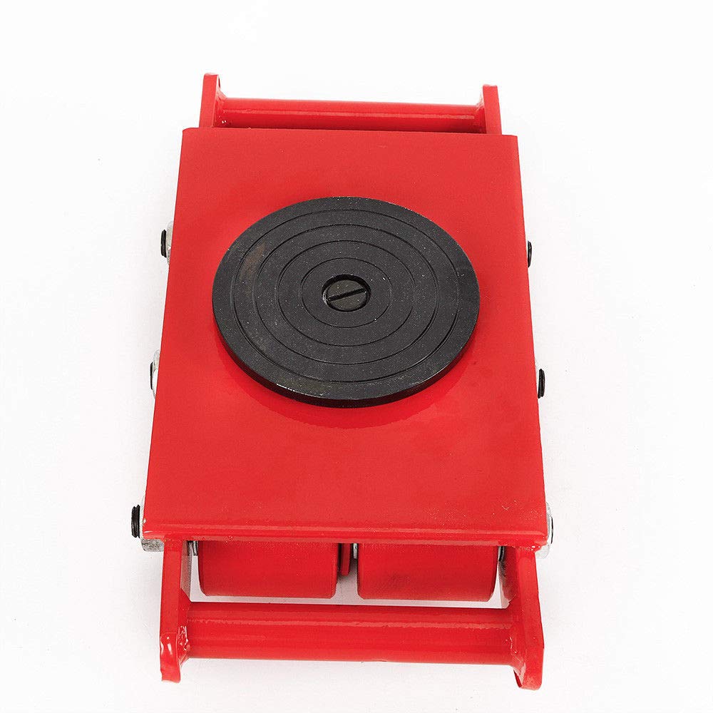 Machinery Mover, Industrial Dollies 8T 17600lb Machinery Skate Dolly Roller Heavy Duty Mover with 6 Rollers