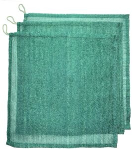 3 pcs/set 12"×12" super rough home spa exfoliating nylon bath cloth/towel - magic shower washcloth for body - shower scrubber - remove dead skin - great for skin care in the bath