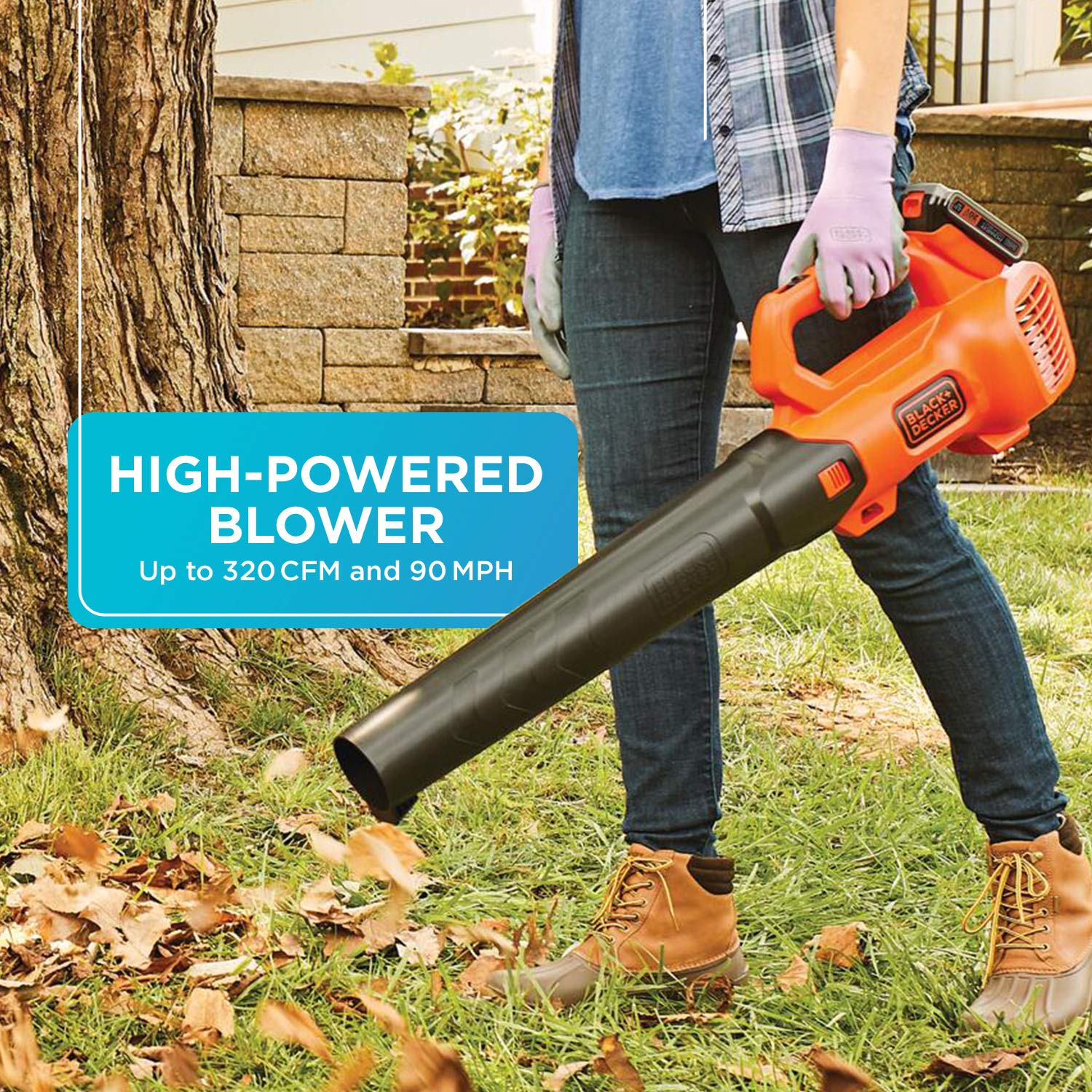 Black+Decker BCK279D2 20V MAXAxial Leaf Blower and String Trimmer Combo Kit