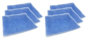 nispira replacement polyester filters compatible with bettervent indoor lint dryer vent, a pack of 6 filters