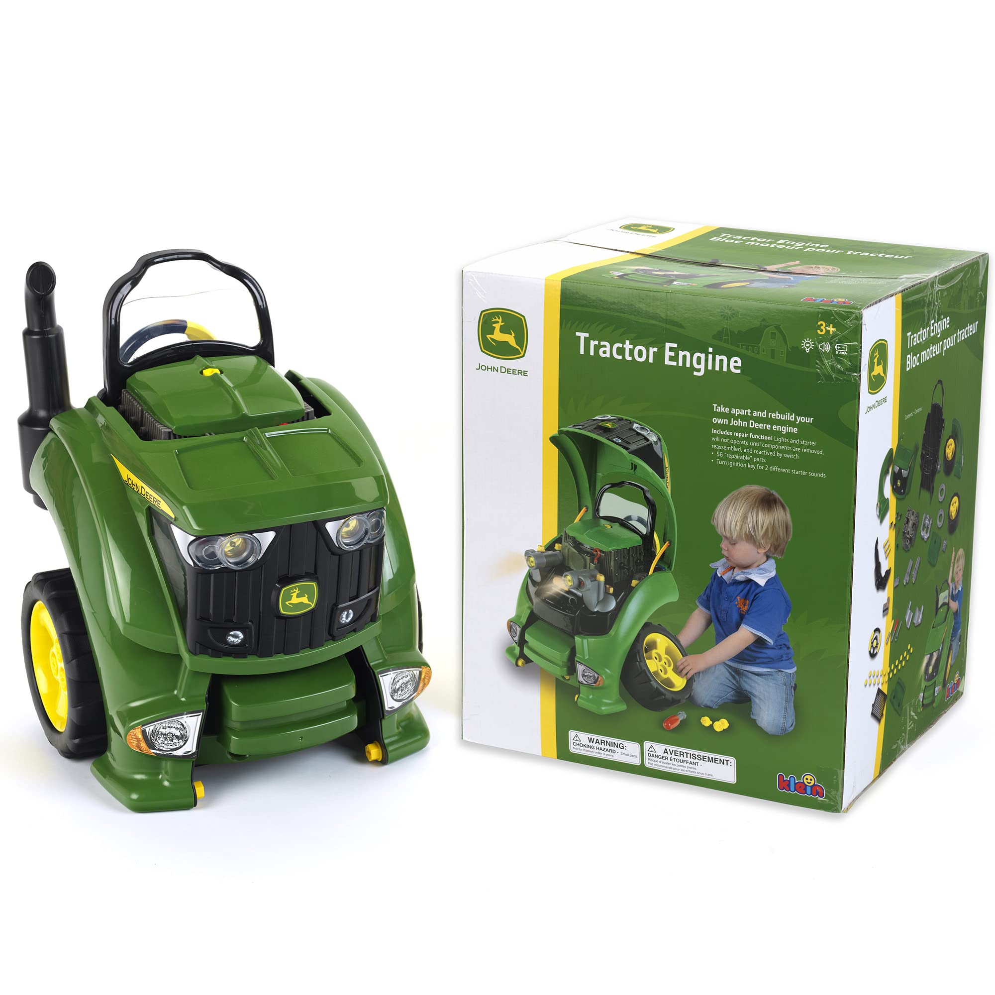 Klein Theo John Deere Engine Premium Toys for Kids Ages 3 Years & Up