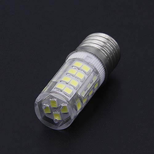 Mhxy E17 LED Bulb Dimmable whirlpoo,Microwave Light Bulb 4 Watt Daylight White 6000K AC110-130V (Pack of 2)