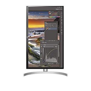 LG 27UL850-W 27 Inch UltraFine (3840 x 2160) IPS Display with VESA DisplayHDR 400 and USB Type-C Connectivity, White