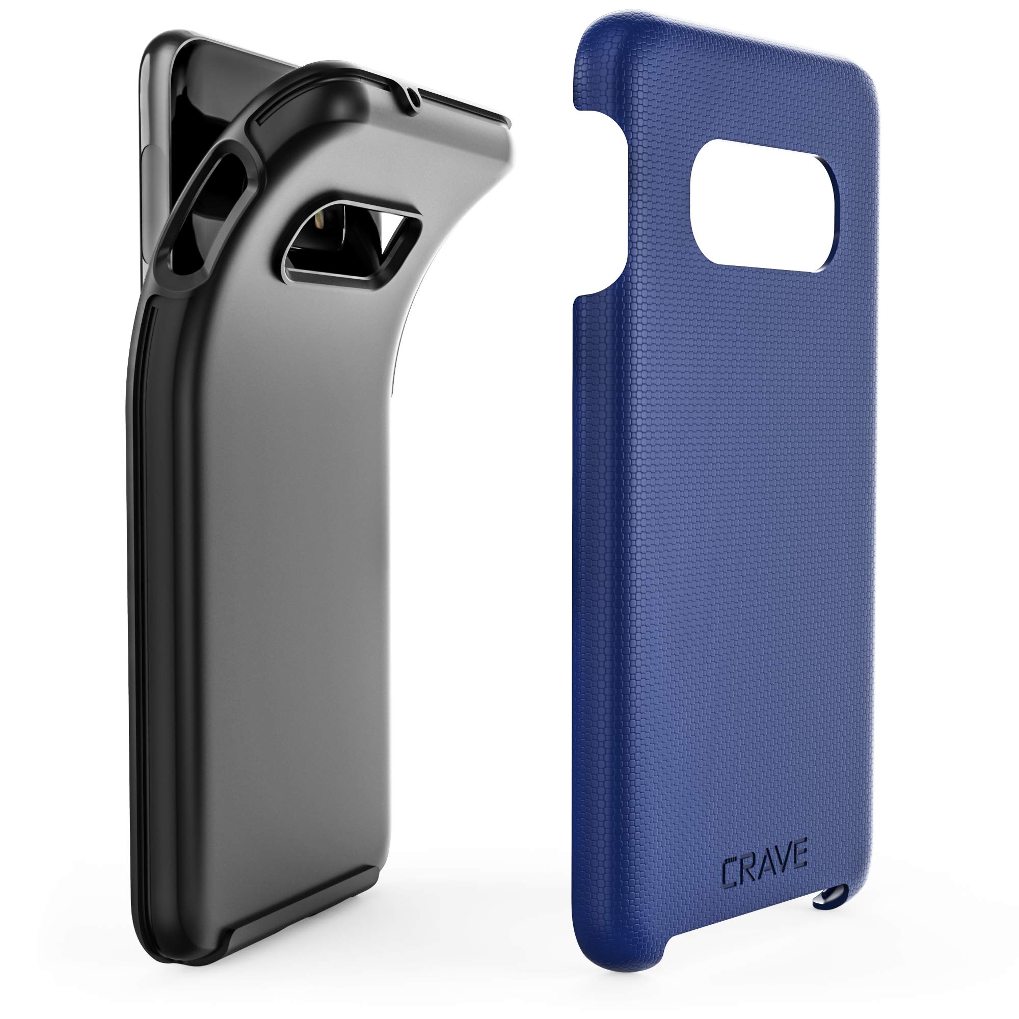 Crave Dual Guard for Samsung Galaxy S10e Case, Shockproof Protection Dual Layer Case for Samsung Galaxy S10e - Navy