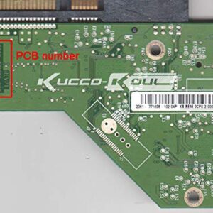 KIMME HDD PCB Logic Board 2060-771698-002 REV A/P1/P2 for WD 3.5 SATA Hard Drive Repair Data Recovery