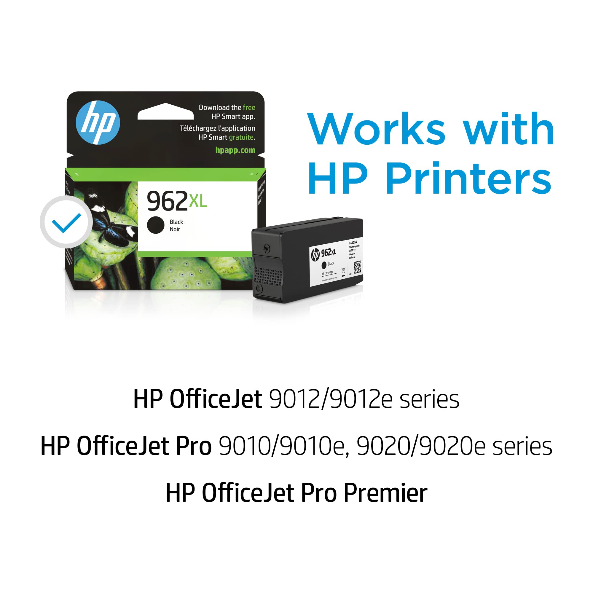 HP 962XL Black High-yield Ink Cartridge | 3JA03AN