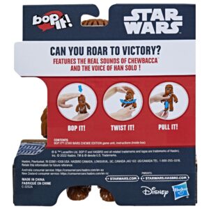 Bop It! Game Star Wars Chewie Edition, Gifts for Kids, Electronic Games for Kids Ages 8 and Up